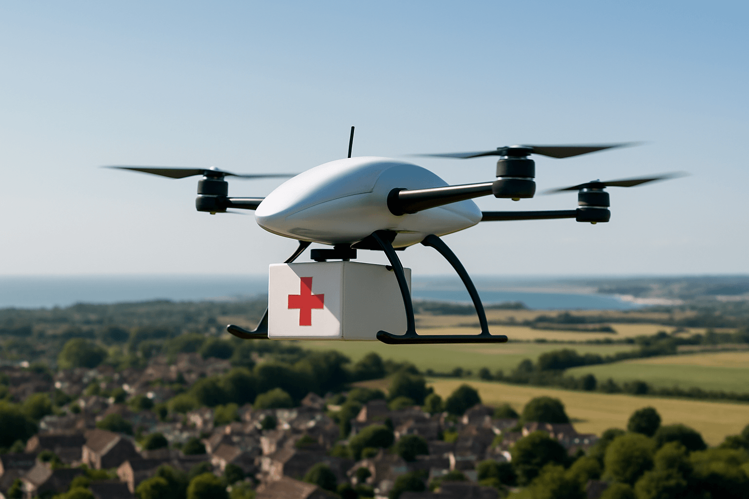 Drones médicaux et de surveillance